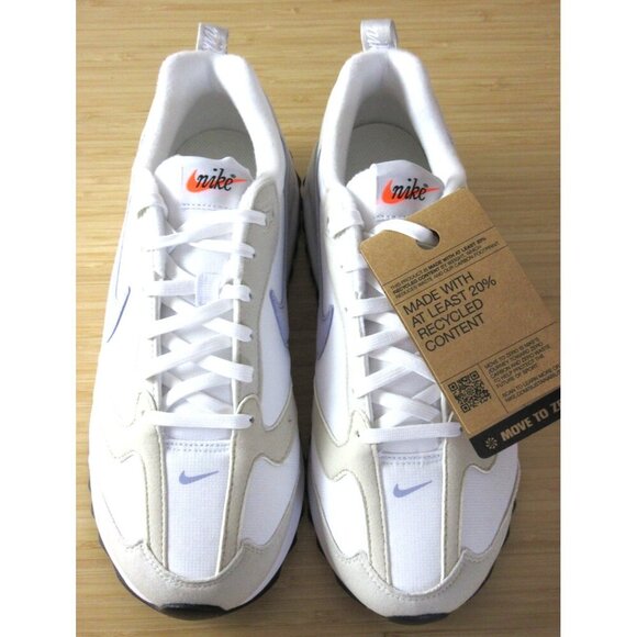 Nike Women's Air Max Dawn Running Training Shoes White Purple Light Bone Sizes - Picture 3 of 5